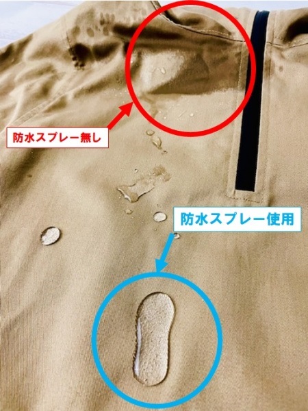 透湿繊維用防水スプレー